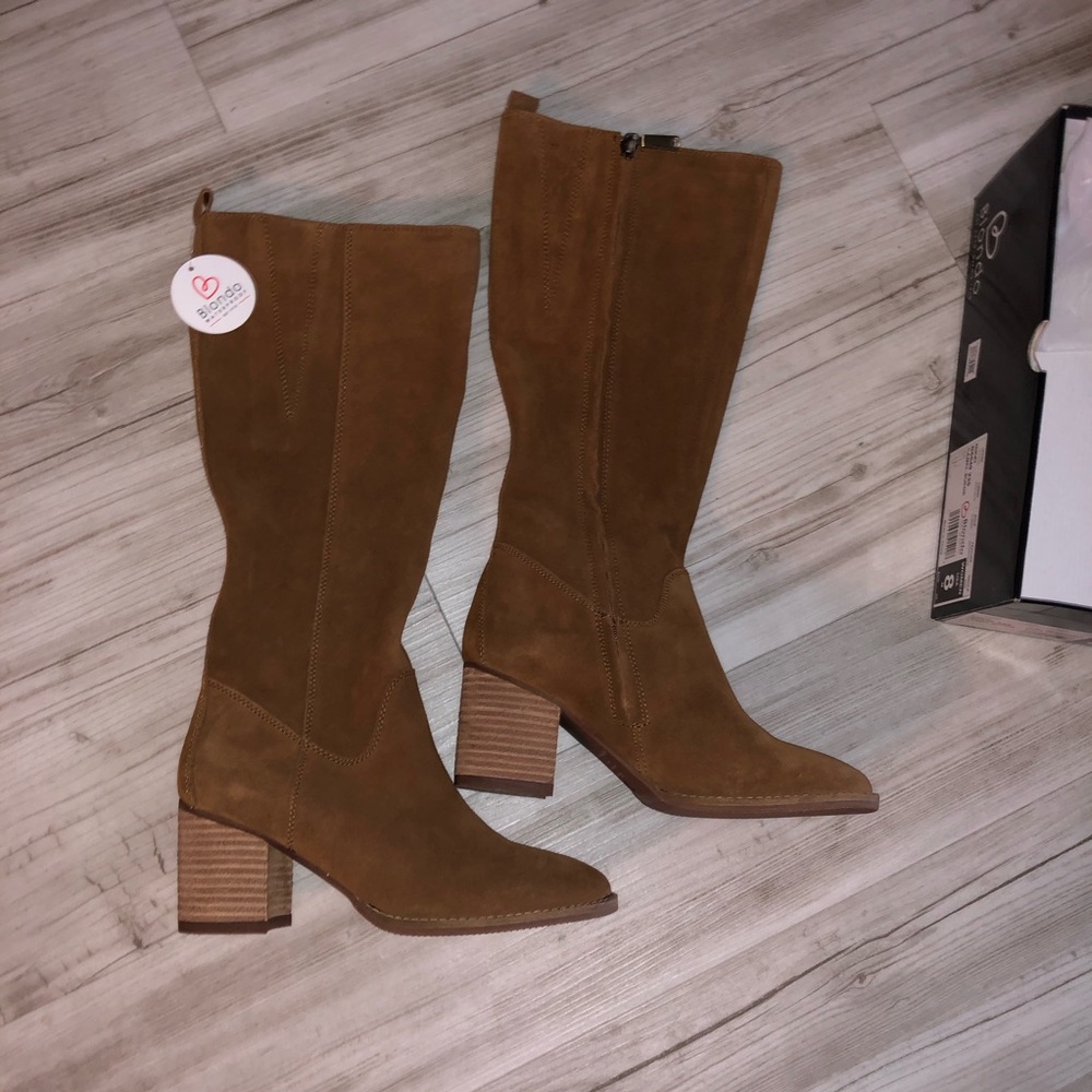 Blondo Knee High Suede Boots